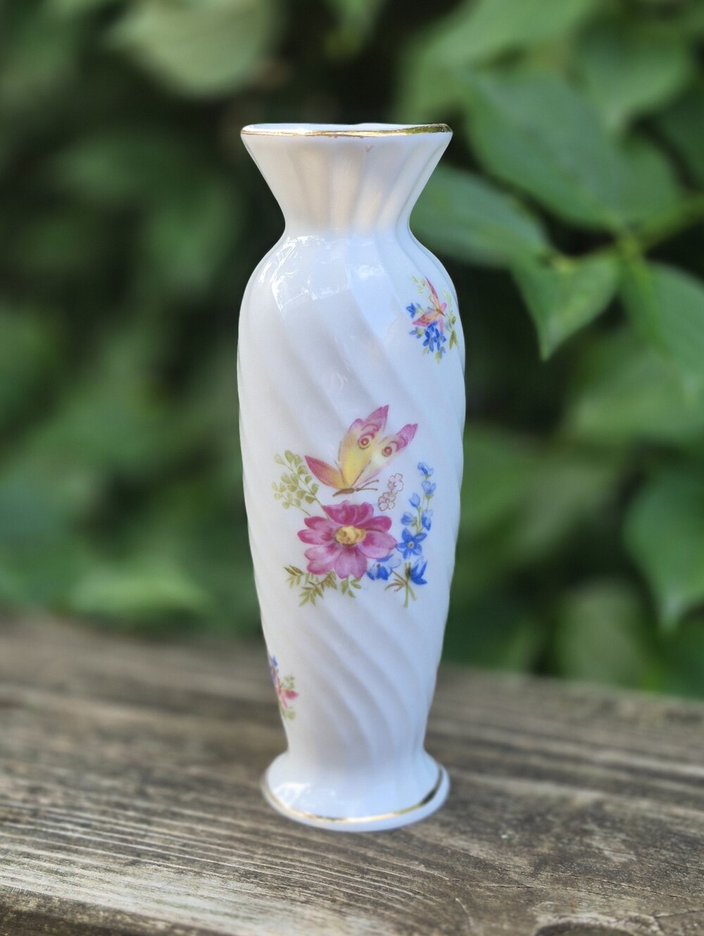 Papillon Fine Bone China Tiny Vase